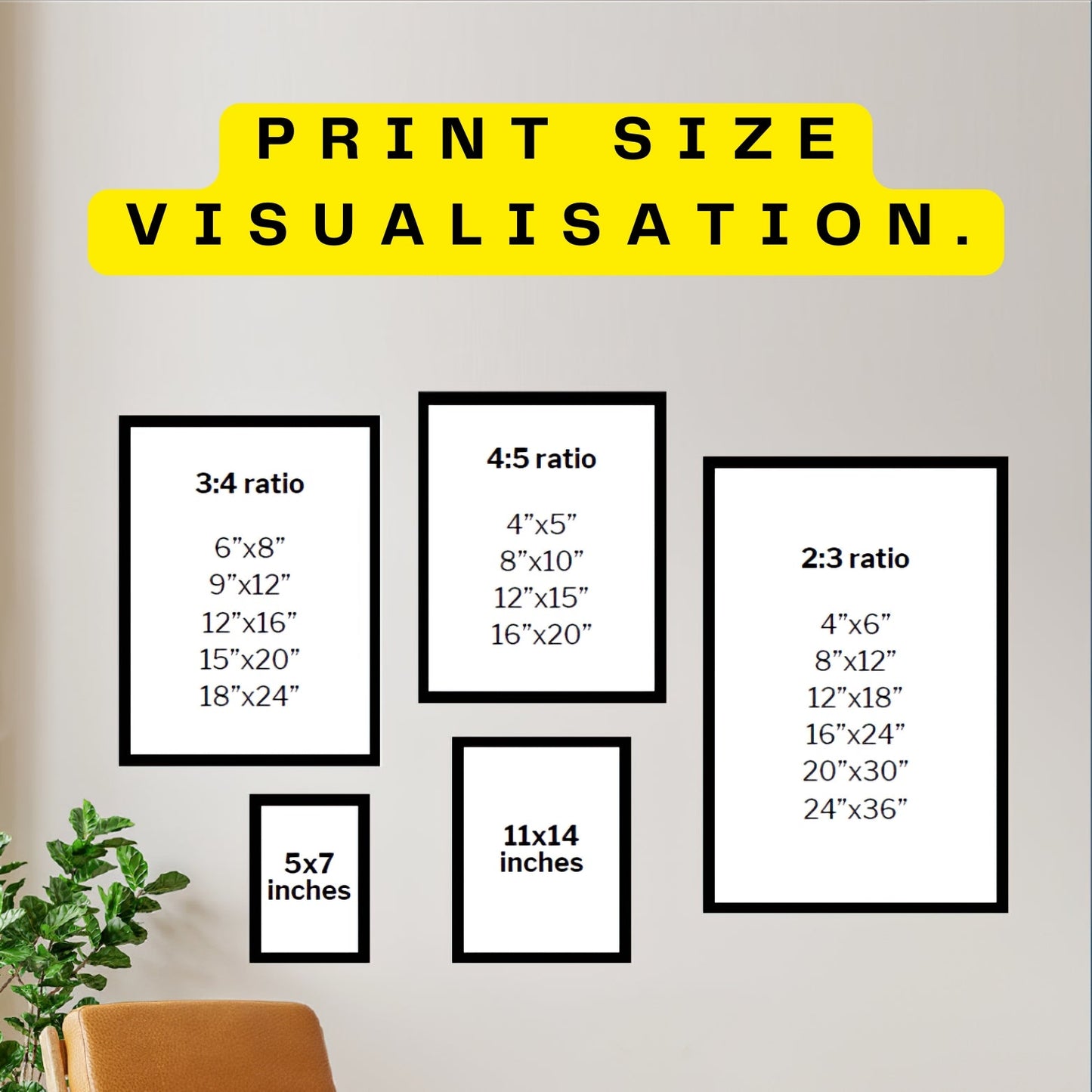 Autumnal Minimalist Mountain & River Landscape Prints Bundle Of 4 - Palette Pad