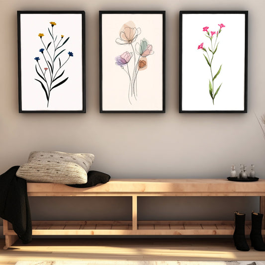 Bundle of 12 Vintage Botanical Wildflowers - Palette Pad