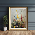Vintage Botanical Wildflower Print Digital Download - Palette Pad